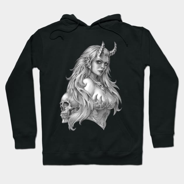 Demon Girl Hoodie by Paul_Abrams